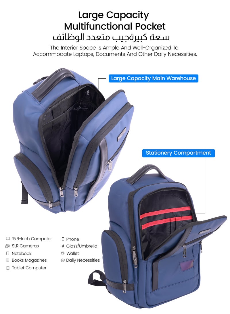 Parajohn Wayfarer PU Backpack 18 Inch | Stylish Large Capacity Backpack for Travel & Daily Use - Image 4